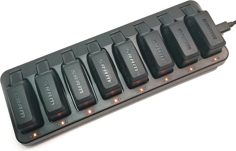 BININIU 8-Port Battery Charger for SRAM AXS Red eTap Battery, Charger for SRAM Forice Rival GX Eagle XX1 X01 Battery, USB C Input - Image 2